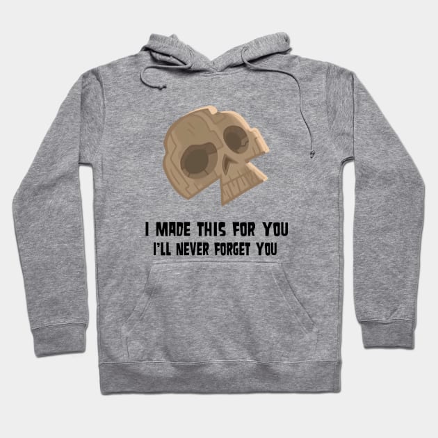 TD Duncney - Wooden Skull Hoodie by CourtR